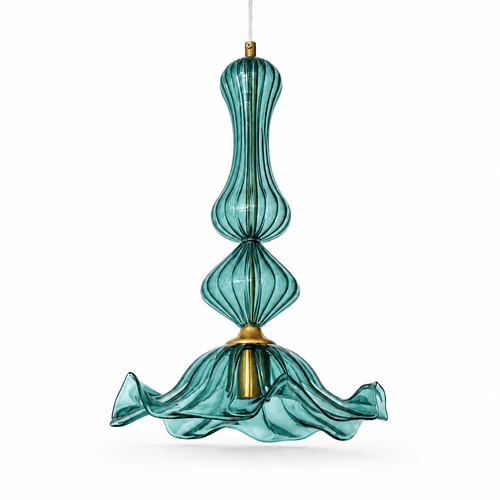 Warda pendant teal