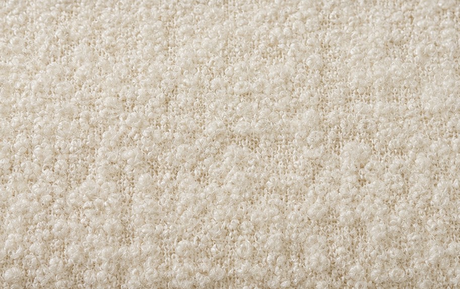 off white boucle x polyester